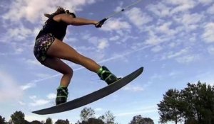 Marion Haerty : session wakeboard