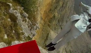 Du BASE Jump pas comme les autres en Italie