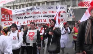 Rennes : 400 hospitaliers bretons manifestent
