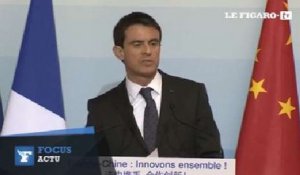 Valls en Chine : «Vos investissements sont les bienvenus»