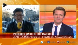 Jean-Luc Mélenchon à Madrid pour la marche de Podemos