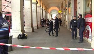 La PJ sur les lieux de l'agression de trois militaires à Nice