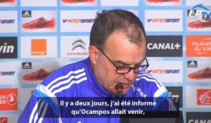 Bielsa : "Ocampos et Doria ? C'est le club qui a décidé"