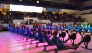 Flashmob Avifit Championnat de France d'aviron UNSS