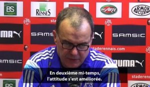 La réaction de Bielsa après Rennes-OM (1-1)