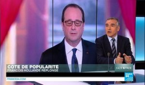 Popularité : François Hollande replonge