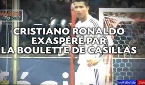 Cristiano Ronaldo exaspéré par la boulette de Casillas contre l'Atletico