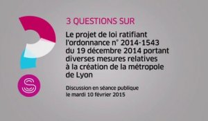 [Questions sur] Le projet de loi relatif à la création de la métropole de Lyon