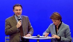 Point presse d'I. Le Callennec et S. Huyghe - 9 février 2015