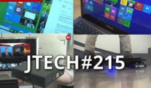 JTech 215 : Windows 10, Box Miami, ultrabook, hoverboard