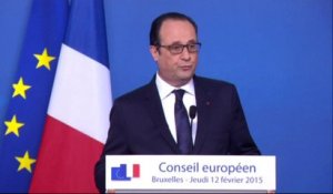 Ukraine, terrorisme, Schengen: François Hollande fait le bilan du sommet de l'UE