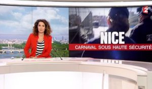 Nice : sécurité maximale pour le coup d'envoi du carnaval