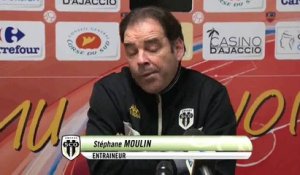 Gazélec Ajaccio 1-0 Angers SCO : les réactions de T. Laurey & S. Moulin