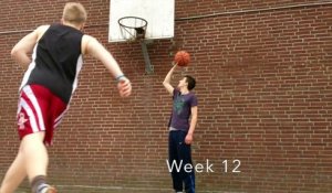 Un ado de 1m73 s'entraine à dunker pendant 6 mois... Et réussi son challenge de basket!