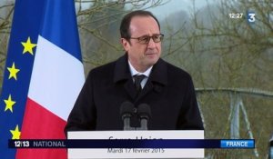 François Hollande à Sarre-Union pour condamner le saccage des tombes juives