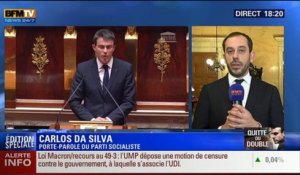 BFM Story: Édition spéciale Loi Macron (3/9): "Le 49.3 est une disposition parmi tant d'autres pour faire passer les textes importants": Carlos Da Silva - 17/02