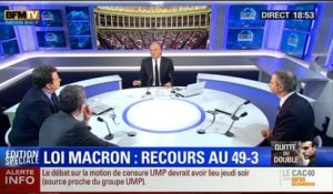 BFM Story: Édition spéciale Loi Macron (9/9): Le gouvernement a-t-il raison d'engager sa responsabilité ? - 17/02