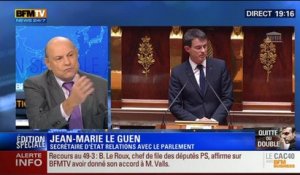 19H Ruth Elkrief: Édition spéciale Loi Macron (1/2): "Je pense que nous aurions été majoritaires même sans recourir au 49.3": Jean-Marie Le Guen - 17/02