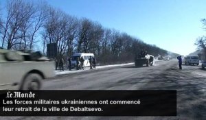 Vidéo : les forces ukrainiennes quittent Debaltsevo