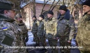 L'amertume des soldats ukrainiens après la bataille de Debaltseve