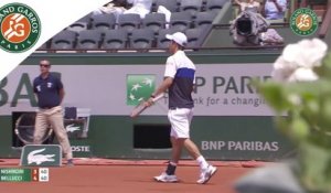 Temps forts K. Nishikori - T. Belucci Roland-Garros 2015 / 2e tour