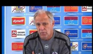 MHSC - Girard : «difficile de se concentrer sur Reims»