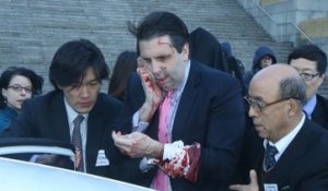 L'ambassadeur américain à Séoul agressé au couteau de cuisine