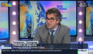 "La compagnie aérienne Emirates crée beaucoup d'emplois en France": Thierry de Bailleul - 06/03