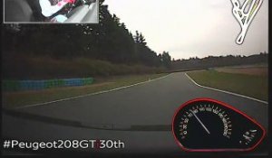 Votre video en PEUGEOT 208 GTi 30th  B50031214PE00012