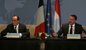Déclaration conjointe avec Xavier Bettel, Premier ministre du Luxembourg