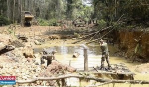 Guyane, traque contre l'orpaillage illégal en forêt équatoriale