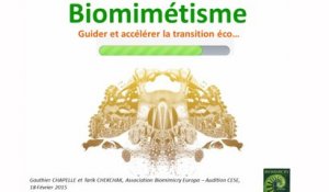 Audition de Tarick CHEKCHAK et Gauthier CHAPELLE (Biomimicry Europa) - cese