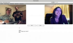 Une demande en mariage originale sur chatroulette