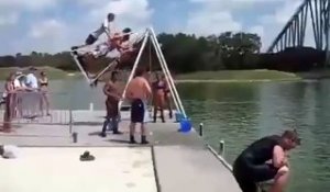 Comment faire un jump incroyable dans un lac