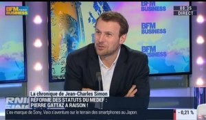Jean-Charles Simon: Réforme des statuts: la décision de Pierre Gattaz est vertueuse – 13/03