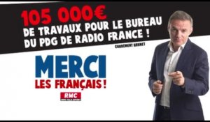 Merci les Français - 105 000 € de travaux pour le bureau du PDG de Radio France !