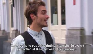 Vendre un tableau IKEA dans une galerie d'art! Caméra cachée