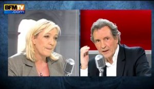 Marine Le Pen accepterait avec "grand plaisir" un face à face avec Nicolas Sarkozy
