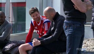 Zidane en visite au Bayern