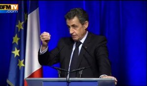 Sarkozy : "Vous votez socialiste dimanche, ou vous votez Front national, c'est la même chose"