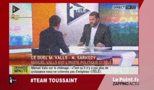 Manuel Valls -Nicolas Sarkozy, la guerre continue - Zapping du 27/03