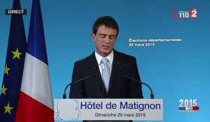 Manuel Valls : "Un bouleversement durable du paysage politique"