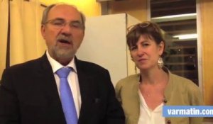 Véronique Bernardini et Francis Roux (UMP-UDI) élus  dans le canton de Hyères