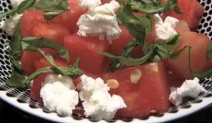 GOAT CHEESE & WATERMELON SALAD