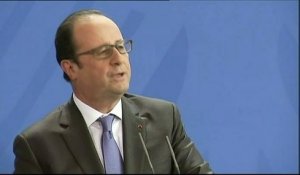 Hollande affirme que "le cap" des réformes "sera tenu" en France