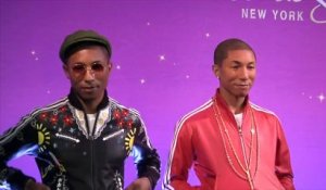 Pharrell Williams inaugure son double de cire à New York