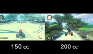 Mario Kart 8 - 200cc vs 150cc - Lagon Tourbillon (Wii U)