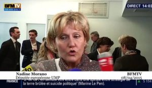 Nadine Morano : «Aujourd'hui, c'est l'explosion du Front national »