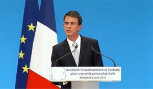 Soutenir l’investissement et continuer de réformer : conférence de presse de Manuel Valls.