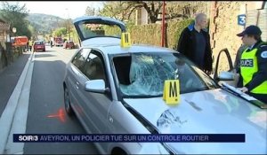 Aveyron : un chauffard percute un policier lors d'un contrôle routier